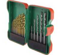 Набор сверл по металлу и камню Flex 202-921 DR №21 (17 шт; 1.5-10 мм) HAMMER 62936