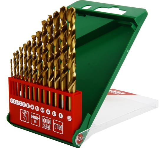 Набор сверл по металлу Flex 202-903 DR №3 (13 шт; 1.5-6.5 мм) HAMMER 30784