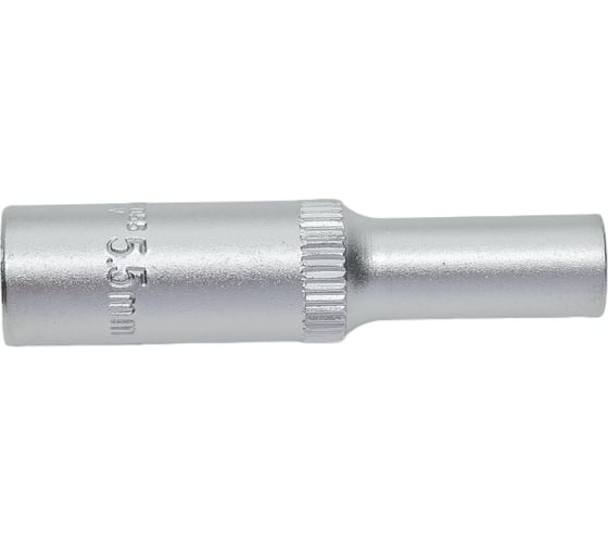 Головка торцевая глубокая 12-гранная S11S22055 5.5 мм, 1/4"DR THORVIK 054059 1