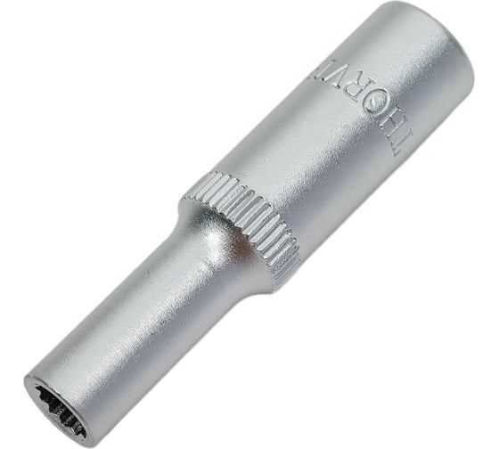 Головка торцевая глубокая 12-гранная S11S22055 5.5 мм, 1/4"DR THORVIK 054059