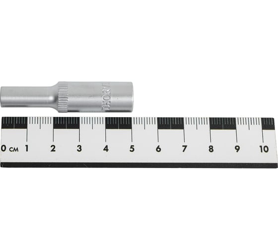Головка торцевая глубокая 12-гранная S11S22050 5 мм, 1/4"DR THORVIK 054058
