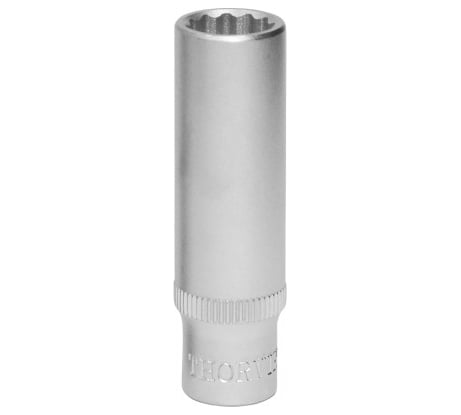 Головка торцевая глубокая 12-гранная S11S22130 13 мм, 1/4"DR THORVIK 054067