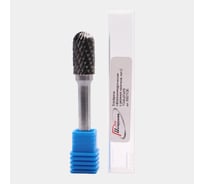 Бор-фреза сфероцилиндрическая с двойной насечкой, тип С 10x6х20x65 мм РОСИНСТРУМЕНТ 682106