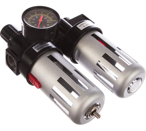 Фильтр-редуктор-лубрикатор 1/2" KraftWell KRW1771.2A12