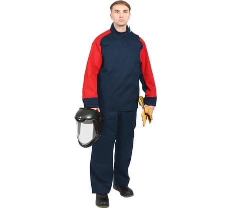 Костюм огнестойкий Гектор синий/красный, р-р 48-50/182-188 Прабо 23334