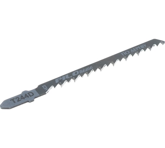 Пилки (6 TPI; 100x75 мм; h=8-60 мм) для лобзика T244D Pilorama 552440