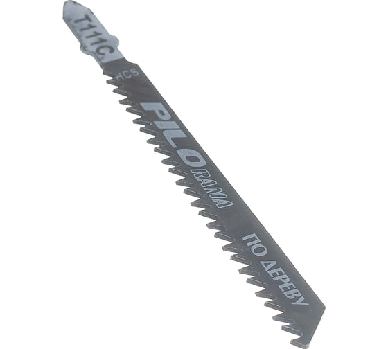 Пилки (2 шт; 8 TPI; 100x75 мм; h=5-60 мм) для лобзика T111C Pilorama 551111