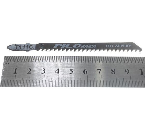 Пилки (2 шт; 8 TPI; 100x75 мм; h=5-60 мм) для лобзика T111C Pilorama 551111