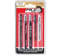 Набор пилок T101B, T101AO, T111C, T244D,T118A 5 шт Pilorama 560005