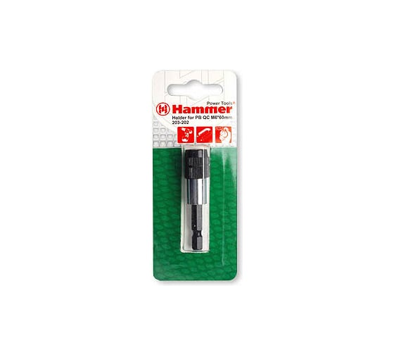 Держатель магнитный быстросъемный для бит Flex 203-202 PB HL QC (60 мм; M6) HAMMER 30739