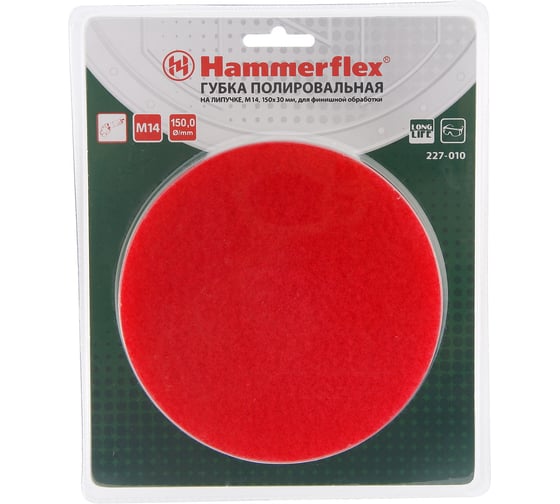 Губка полировальная для финишной обработки Flex 227-010 (150х30 мм) HAMMER 62186