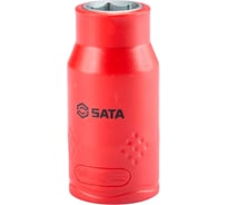 Головка торцевая 6-гранная изолированная 11 мм, 1/2"DR Sata 14011