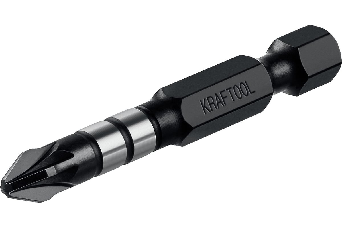 Ударные биты KRAFTOOL Impact Pro PZ2, 50 мм, 2 шт 26193-2-50-S2 - выгодная  цена, отзывы, характеристики, фото - купить в Москве и РФ