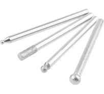 Боры алмазные Flex 4 шт для мини-дрели HAMMER 623073 219-004