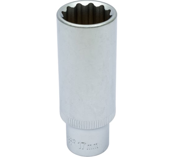 Головка торцевая 12-гранная глубокая S12S2217 17 мм, 3/8"DR THORVIK 054292