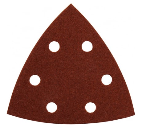 Бумага шлифовальная треугольная на липучке 94 мм, A40, 10 шт Makita D-58578