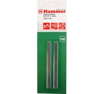 Ножи для рубанка Flex 209-101 PB HM (2 шт; 82х5.5х1.1 мм) HAMMER 35136