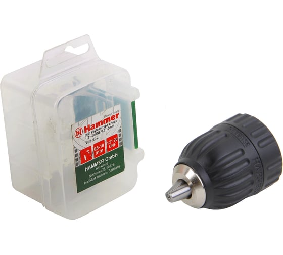 Патрон самозажимной Flex 208-202 CH-2 (1/2''-20UNF; 0.8-10 мм) HAMMER 33686