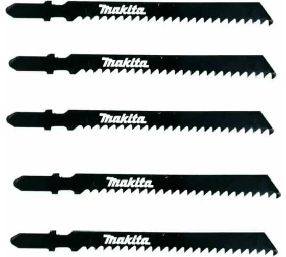Лобзиковая пилка для дерева Basic 100x1.2 мм, 8TPI, 5 шт Makita D-34877