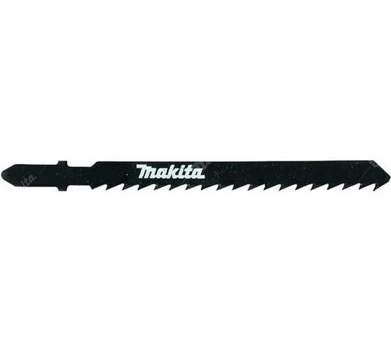 Лобзиковая пилка для дерева Fast фигурный рез 100x1.2 мм, 6TPI, 5 шт Makita D-34899 1