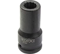 Головка ударная глубокая 12-гранная 18 мм, 3/4"DR Rockforce RF-46810018(58417)