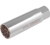 Головка свечная магнитная 12-гранная 14 мм, 3/8"DR, на пластиковом держателе Forsage F-807314M(4517)