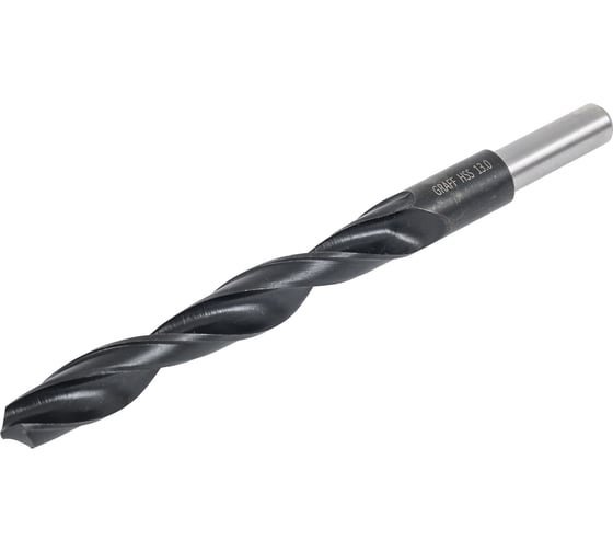 Сверло по металлу с проточенным хвостовиком 13.0 мм, пластиковая коробка GRAFF 831030130 1