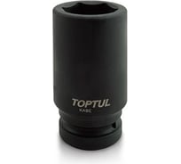 Головка ударная удлиненная 6-гранная 60 мм, 1DR TOPTUL KABE3260