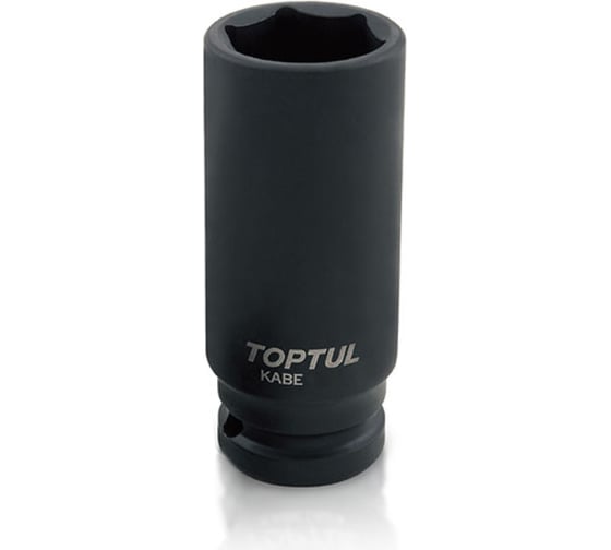 Головка ударная удлиненная 6-гранная 28 мм, 1/2DR TOPTUL KABE1628 1