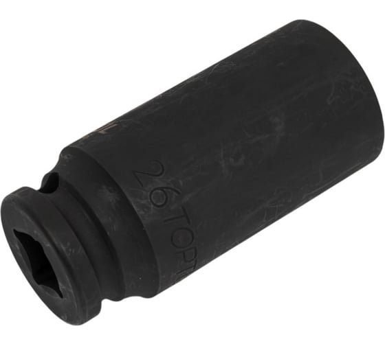 Головка ударная удлиненная 6-гранная 26 мм, 1/2DR TOPTUL KABE1626 1