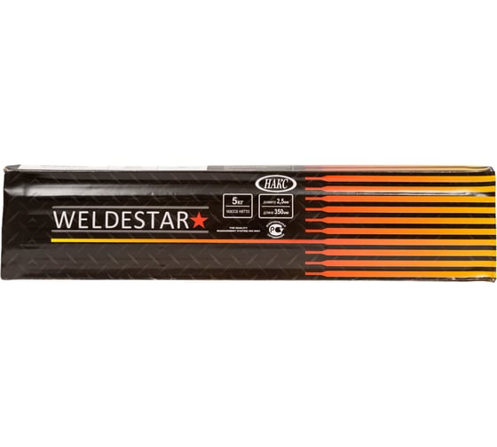 Электроды WS Super 2.5x350 мм, 5 кг WS WELDESHIP WSAT46S253505