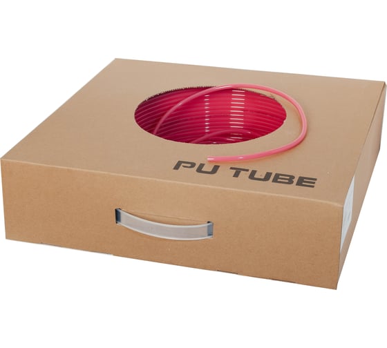 Трубка пневматическая PU98 6-4 мм, 200 м, розовый NBPT 59111