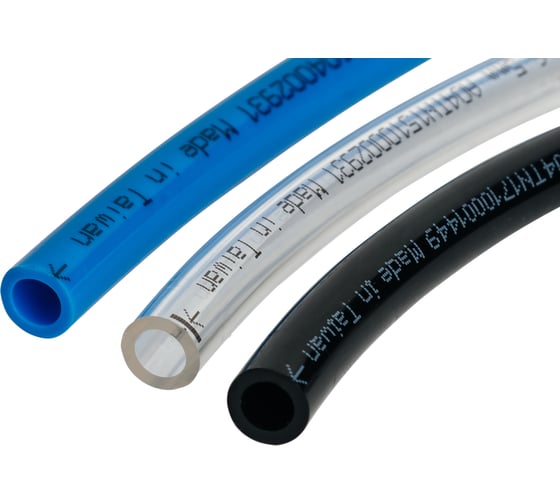 Трубка пневматическая PU98 12-8 мм, 50 м, черный NBPT 59289