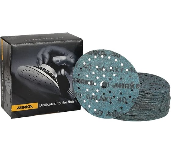 Шлифовальный диск GALAXY Multifit 150 мм, P1500, 50 отв., 50 шт MIRKA FY6M105094
