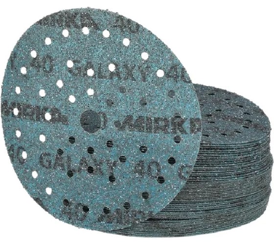 Шлифовальный диск GALAXY Multifit 150 мм, P220, 50 отв., 100 шт MIRKA FY6M109922
