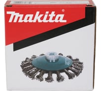 Щетка проволочная дисковая 115 мм, толщ. проволоки 0.5 мм, толстые пучки, нержавейка, М14 Makita D-77584