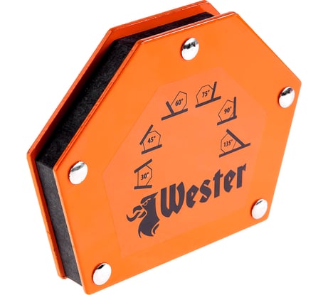 Уголок магнитный для сварки WMCT50 (углы 30/45/60/75/90/135; до 23 кг) WESTER 344441