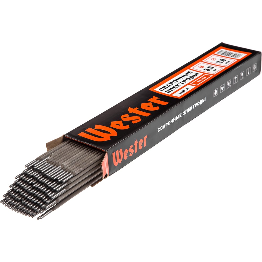 Электроды сварочные 990-098 МР-3 (3 мм; 3 кг) WESTER 403831 - выгодная ...