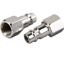 Адаптеры 815-004 быстросъёмные ЕВРО с внутренней резьбой 1/4'' 2 шт WESTER 55266