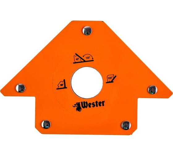 Уголок магнитный для сварки WMC50 (углы 45/90/135; до 23 кг) WESTER 344438