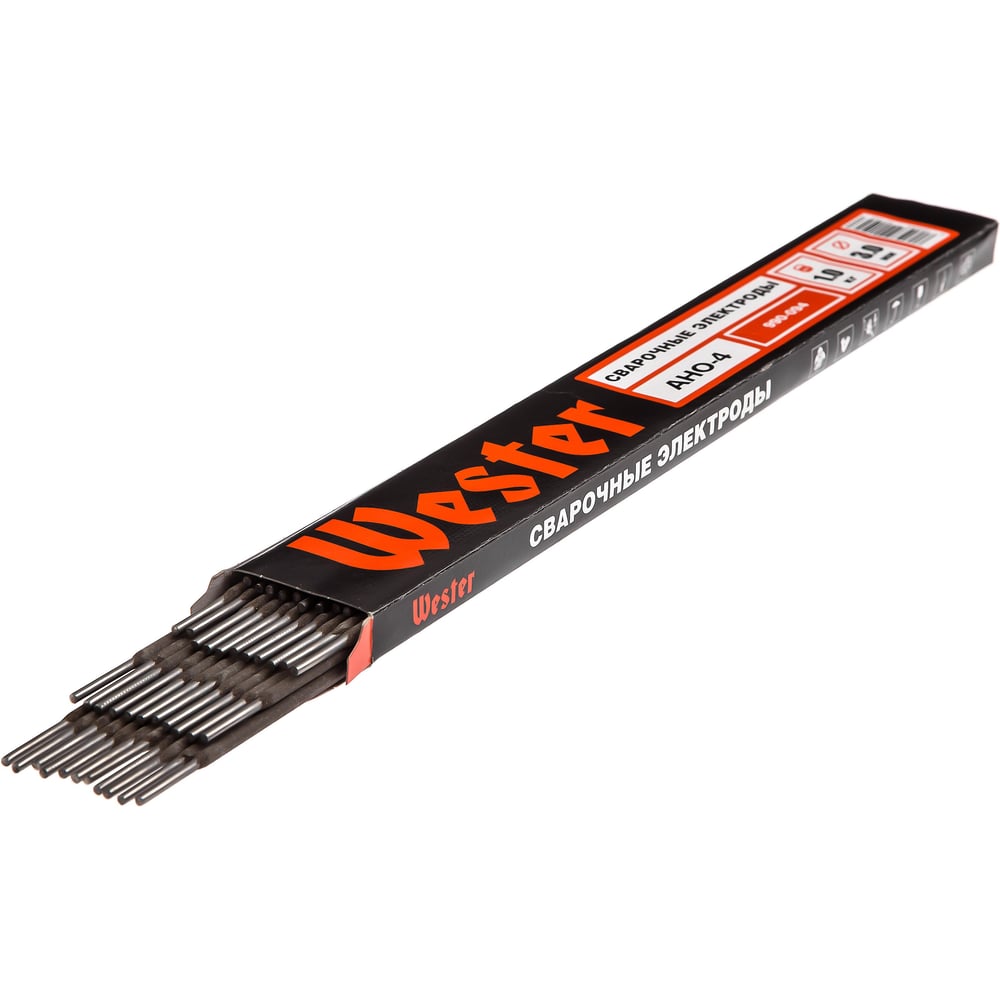 Электроды сварочные 990-094 АНО-4 (3 мм; 1 кг) WESTER 403824 - выгодная ...
