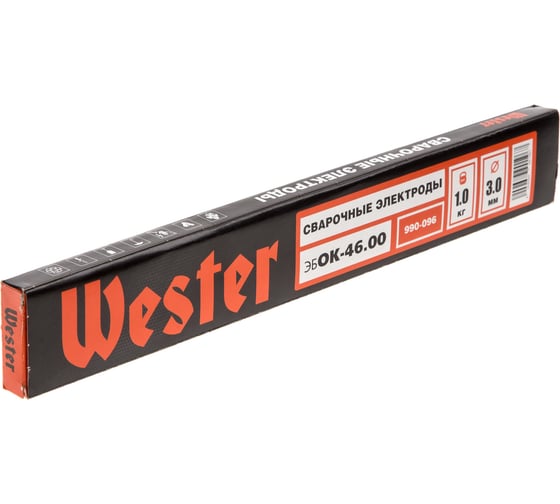 Электроды сварочные 990-096 эбОК-46.00 (3 мм; 1 кг) WESTER 403828