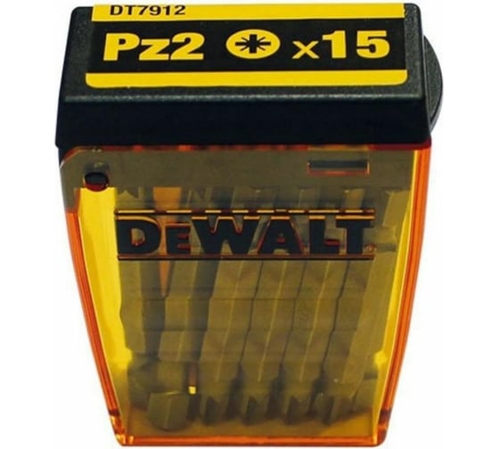 Бита (15 шт; PZ2) DEWALT DT7912-QZ