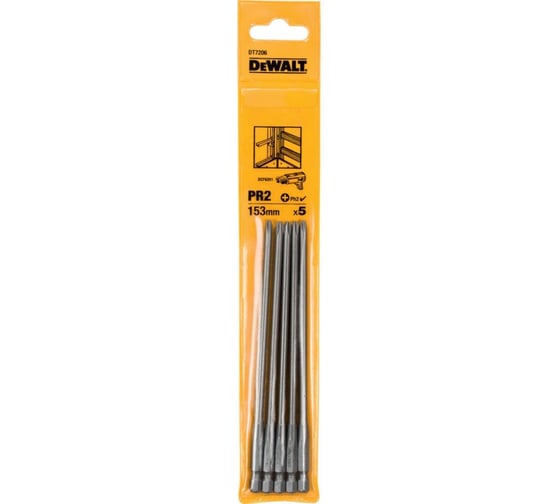 Бита PR2 (5 шт; 153 мм) для DCF6201 DEWALT DT7206-QZ 1