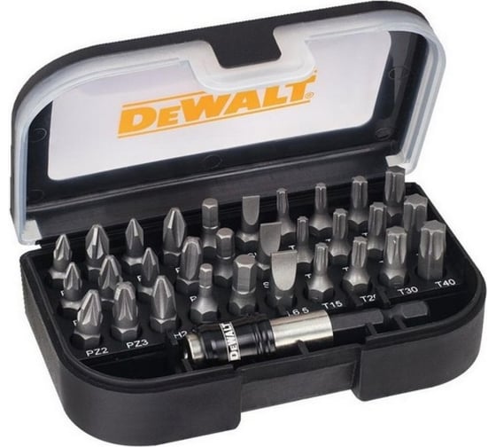 Набор бит с магнитным держателем (31 шт; 25 мм) DEWALT DT7944M 1
