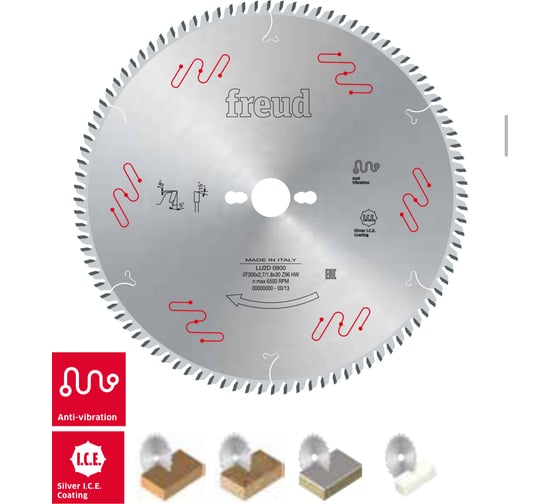 Диск пильный 200x2.2x30 мм, Z64, HM Lu2D Freud 0400