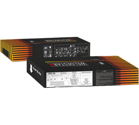 Электроды WS 46 2.0x300 мм, 5 кг WS WELDESHIP WSAT46203005