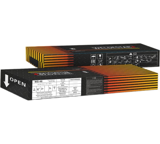 Электроды WS 46 5.0x400 мм, 5 кг WS WELDESHIP WSAT46504005