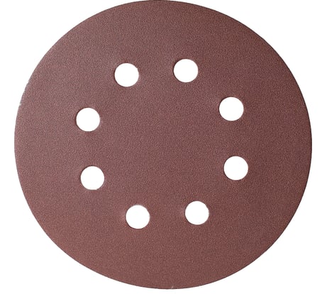 Круг шлифовальный по дереву на липучке 125 мм, Р100 МАНКОР 125.Р100.LW