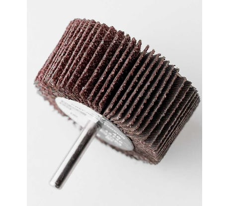 Круг шлифовальный лепестковый 60x30 мм, P80 для дрели МАНКОР 60.30.P80.D